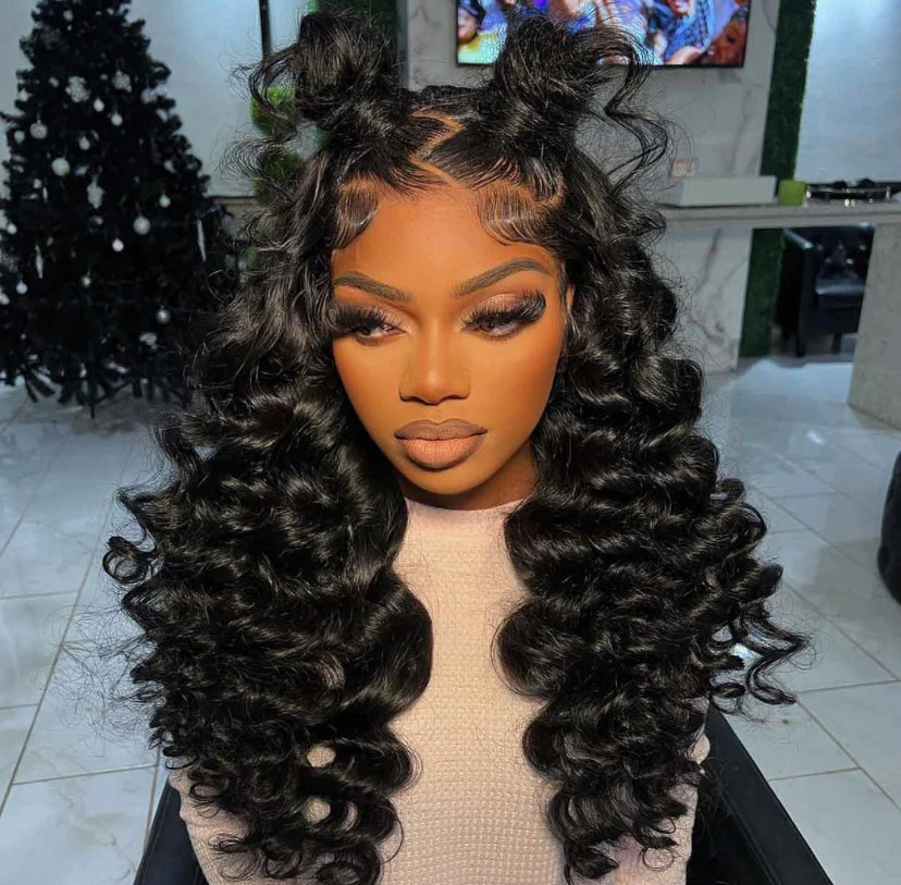 200% Density Burmese Loose Wave 4x4 5x5 6x6 Closure HD Lace Wig