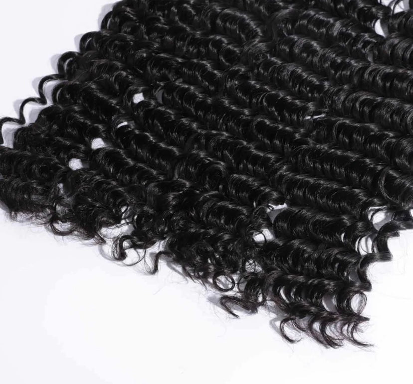 Burmese Hair Deep Wave Tape Ins Extensions for Black Hair Human Hair Extensions 100g/ 40Pcs