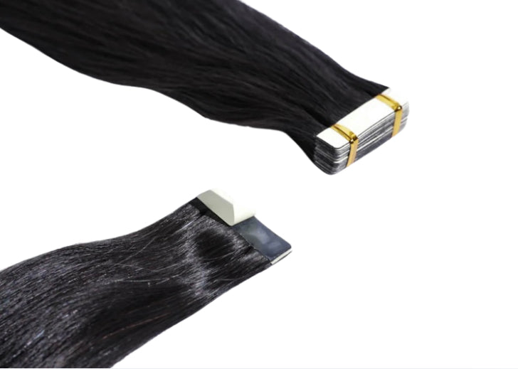 Burmese Hair Straight Tape Ins Extensions for Black Hair Human Hair Extensions 100g/ 40Pcs