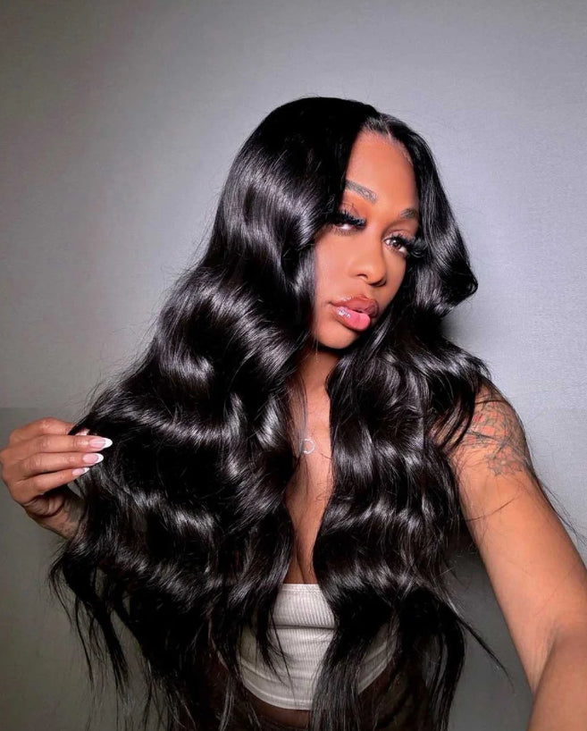 200% Desnity Burmese Body Wave 13x4,13x6 Frontal HD Lace Wig