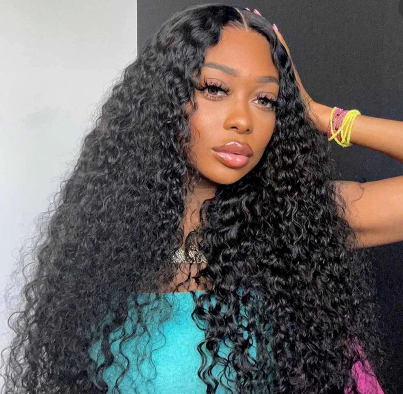 200% Density Burmese Water Wave 4x4 5x5 6x6 Closure HD Lace Wig