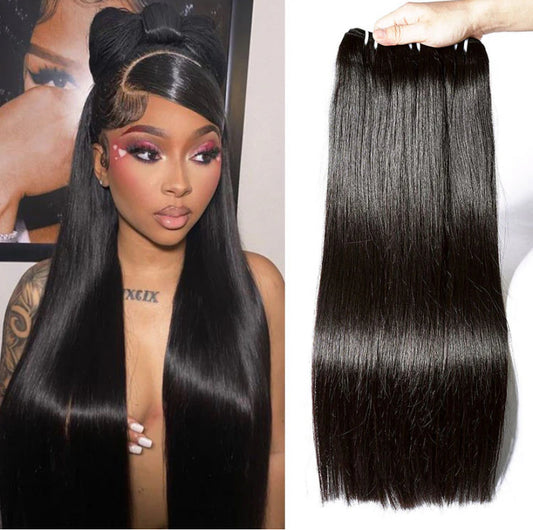 Burmese Straight 3 Bundles 100% Virgin Human Hair