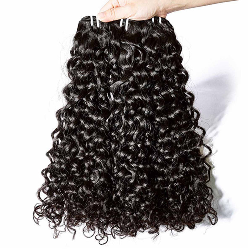 Water Wave 3 Bundles with HD 5x5 6x6 Closure Burmese Virgin Hair