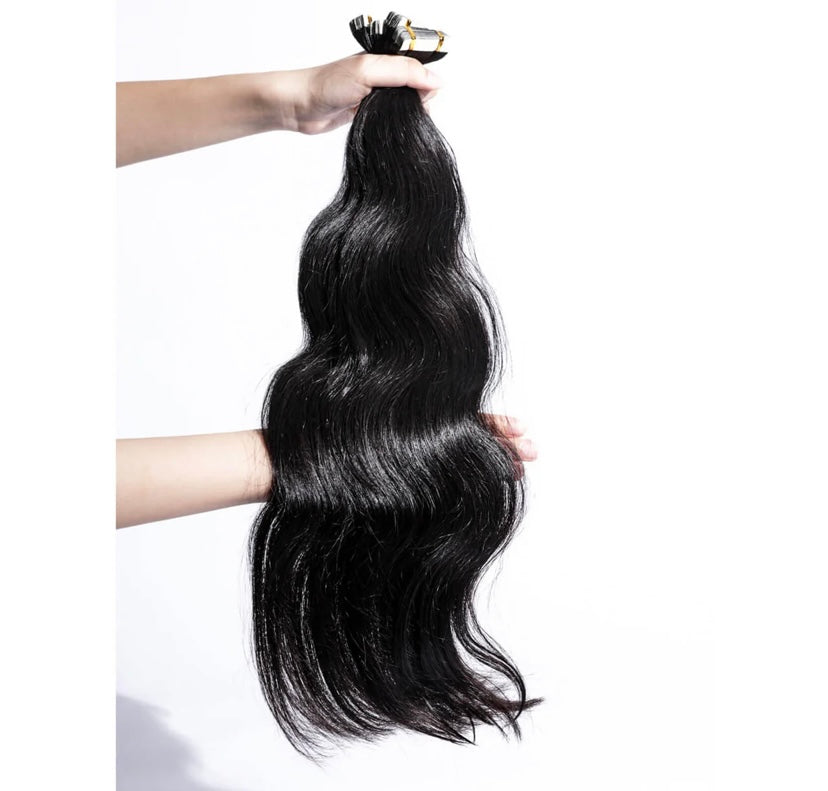 Burmese Hair Body Wave Tape Ins Extensions for Black Hair Human Hair Extensions 100g/ 40Pcs